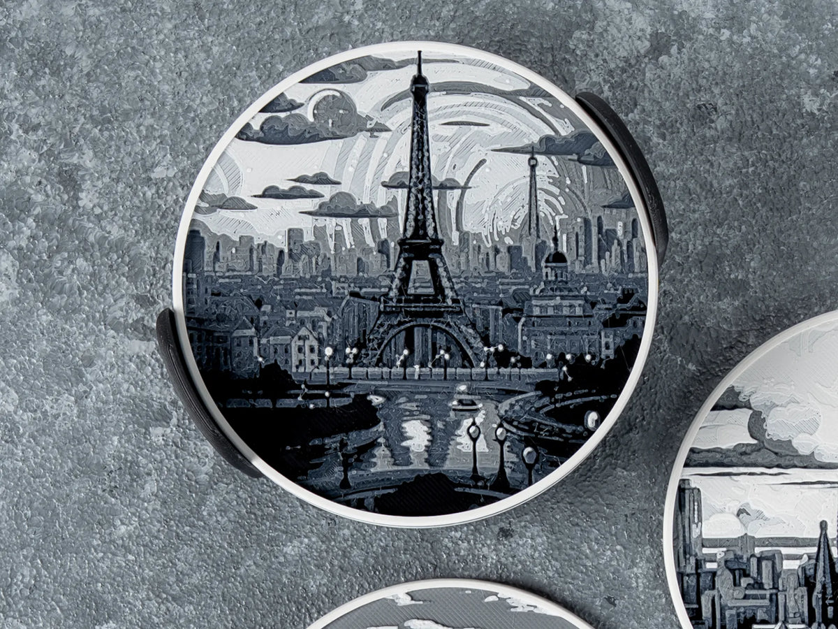 Sous-verres City Coasters - Voyage Print