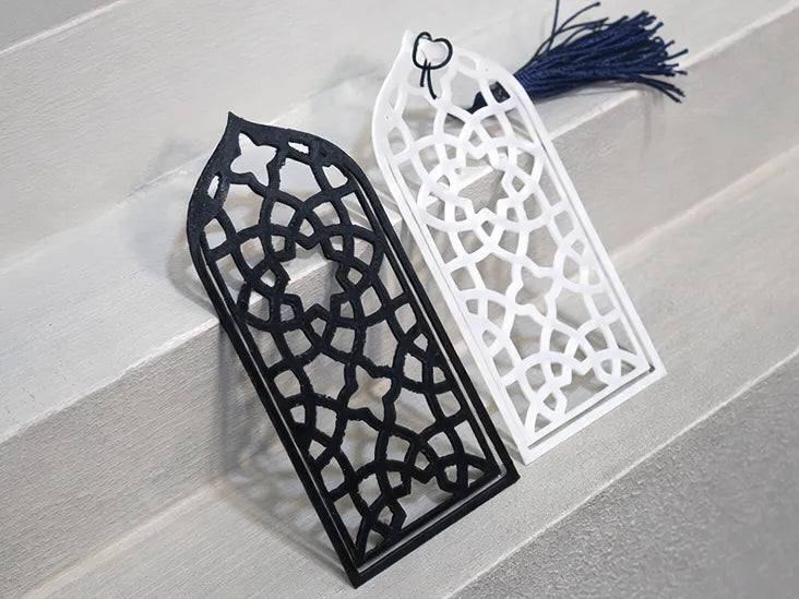 Marque-page Coran à motif islamique - Marque-page Mushaf - Art Print