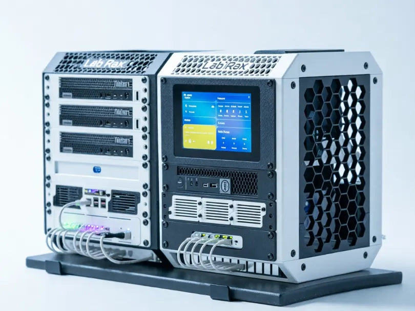 Panneau de rack 3U pour écran tactile 7" Raspberry Pi - Tech Print