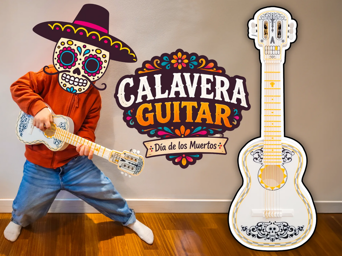 Guitare Calavera – Día de los Muertos - Music Print