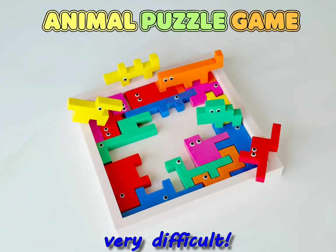 Jeu d'enfant puzzle d'animaux - Bébé Print