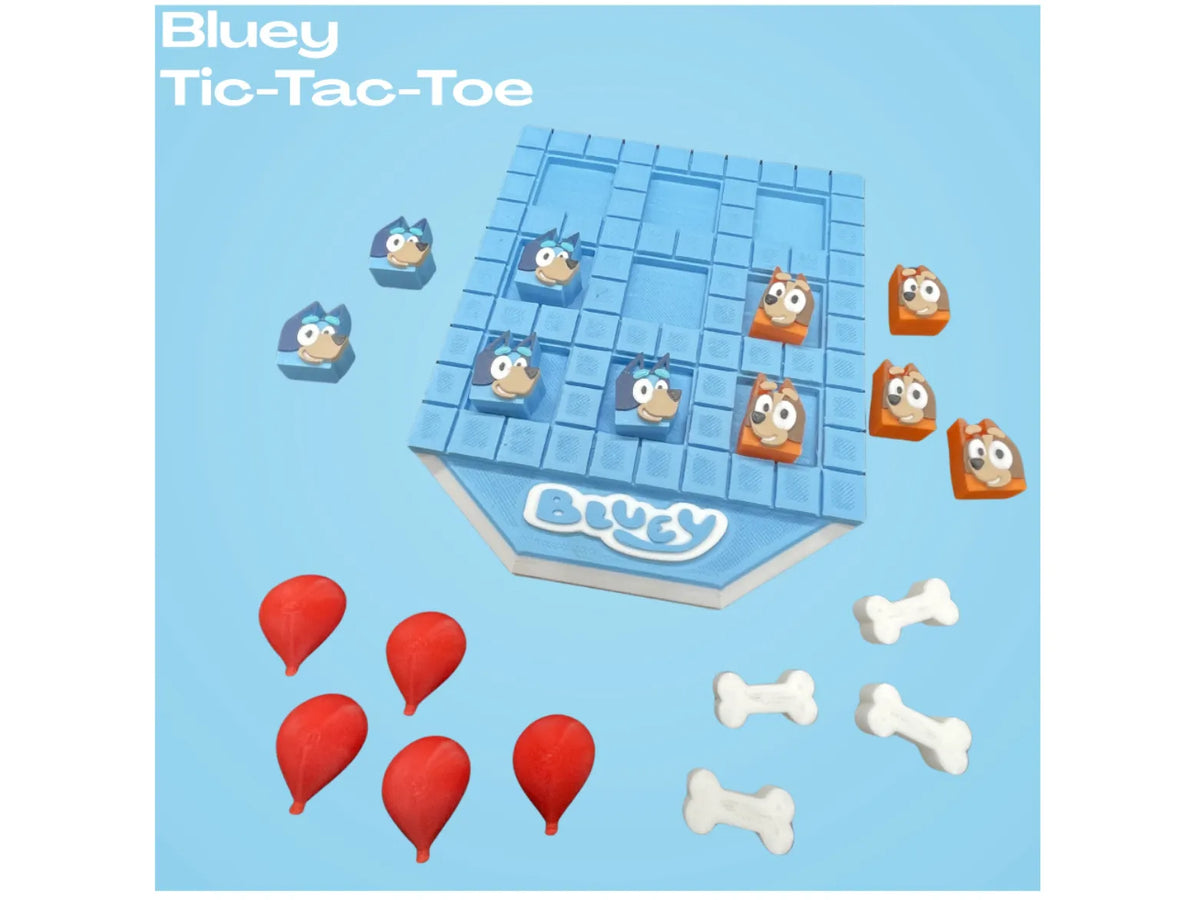 Morpion Bluey - Jeux Print