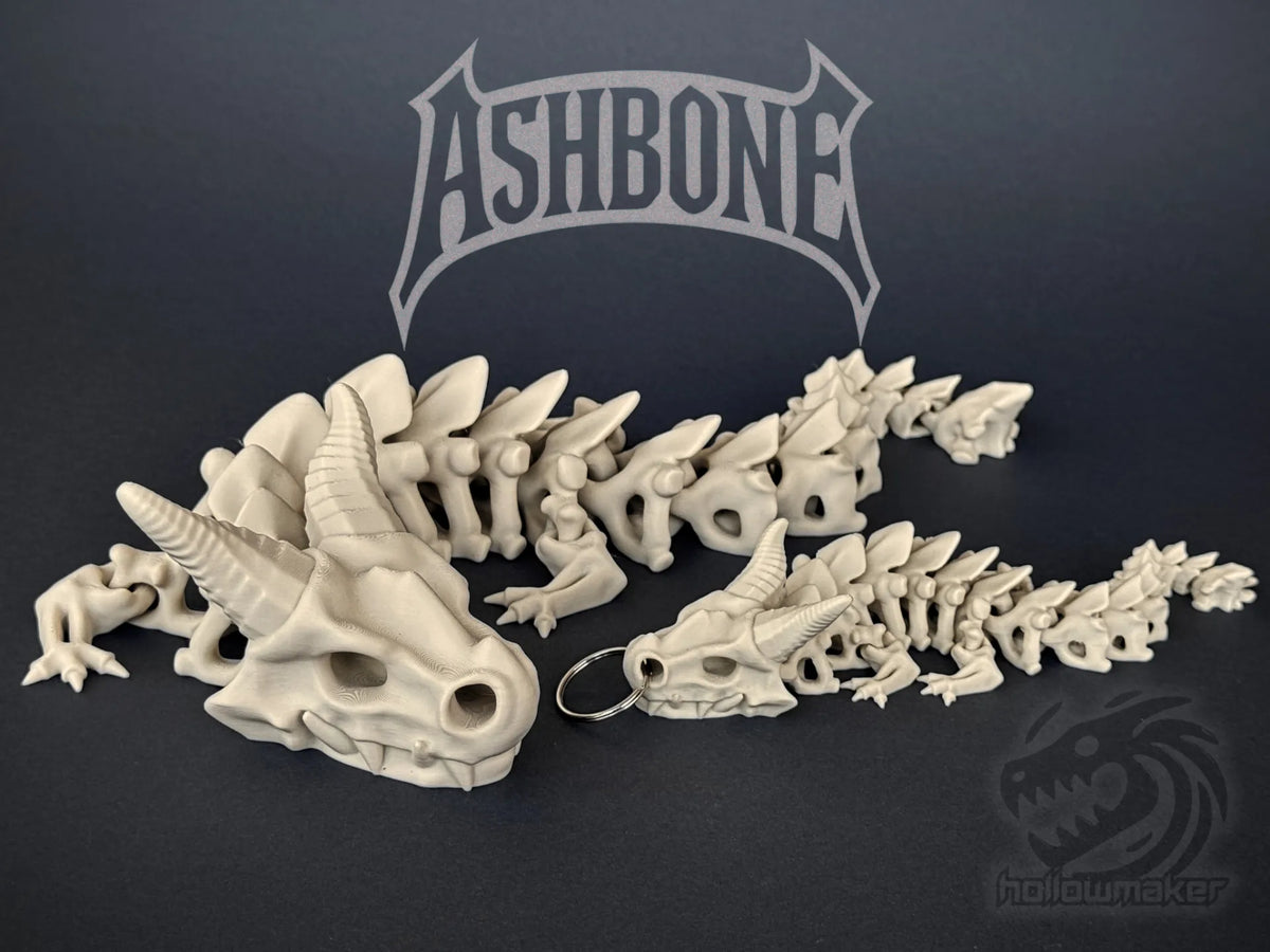 Ashbone - Dragon Squelette Articulé - Figurine Print