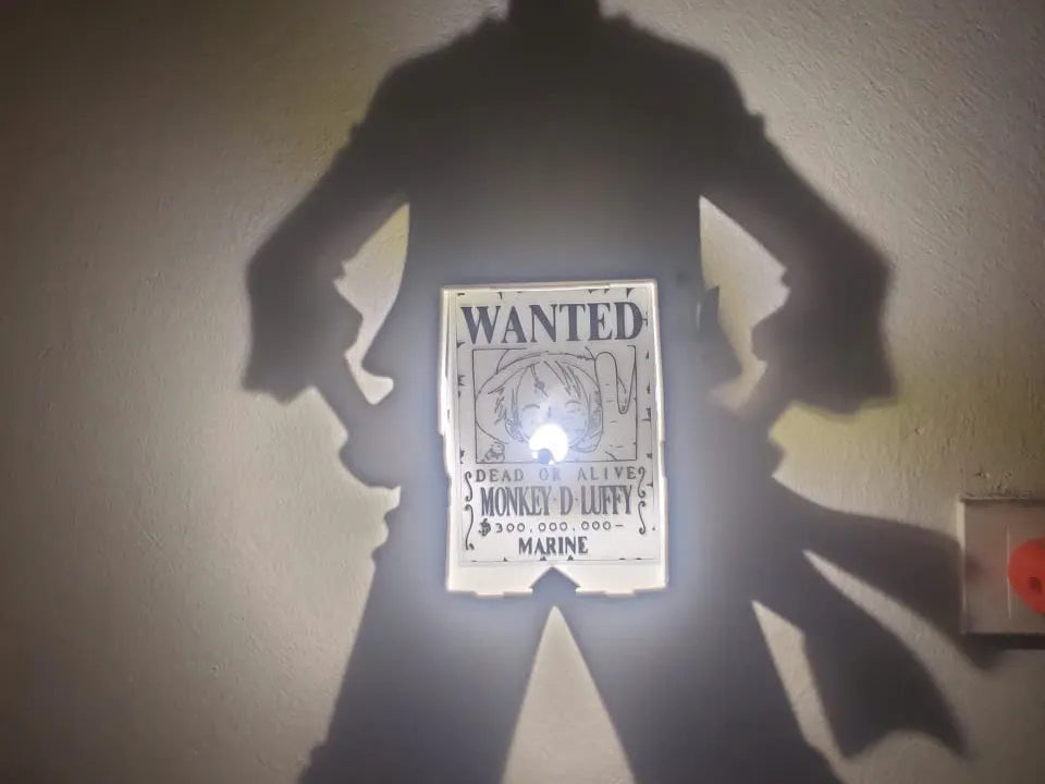 Lampe Ombre Luffy - Lumière Print