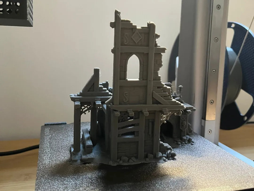 Ruines de Villes Gothiques - Décor Modulaire de Jeu de Guerre - Maquette Print