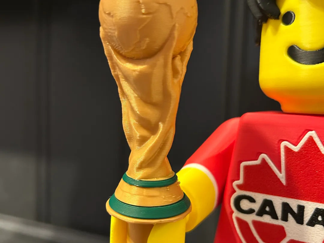 Trophée de la Coupe du Monde Brickman - Sport Print