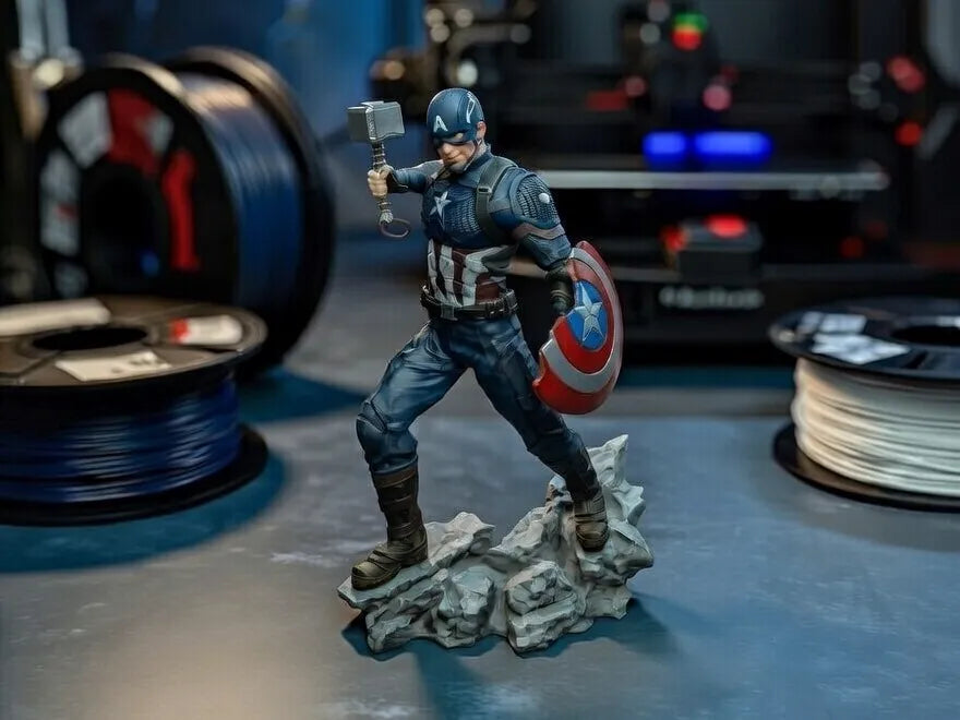 Support figurine Marvel Captain America - Geek Print