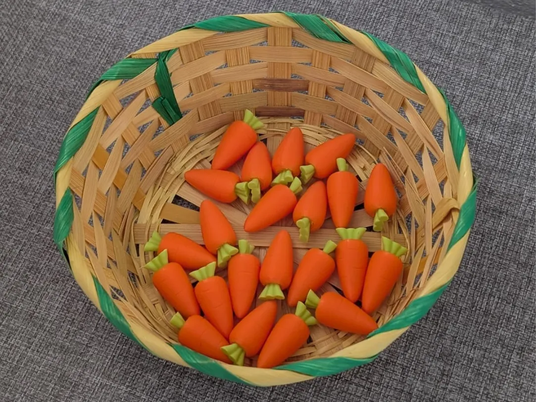 Mini Carottes pour Panier de Pâques - Fêtes Print