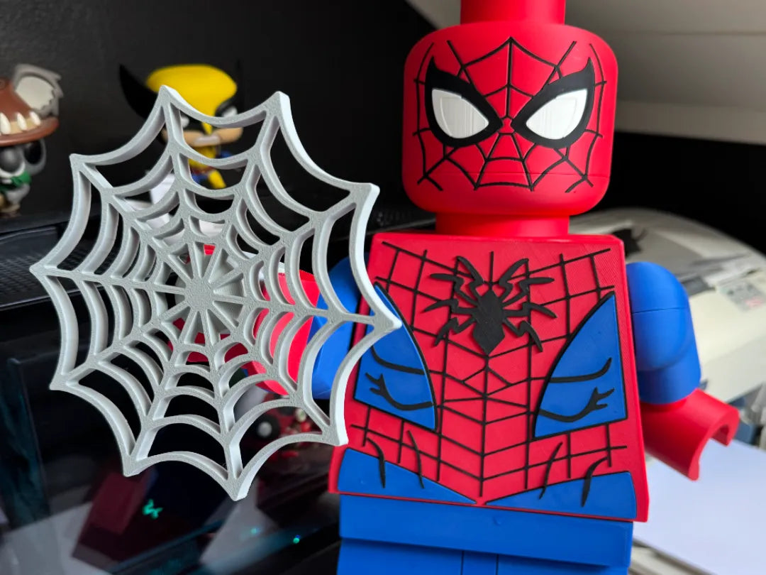 Toile pour figurine modulaire Spiderman de 16 pouces - Figurine Print