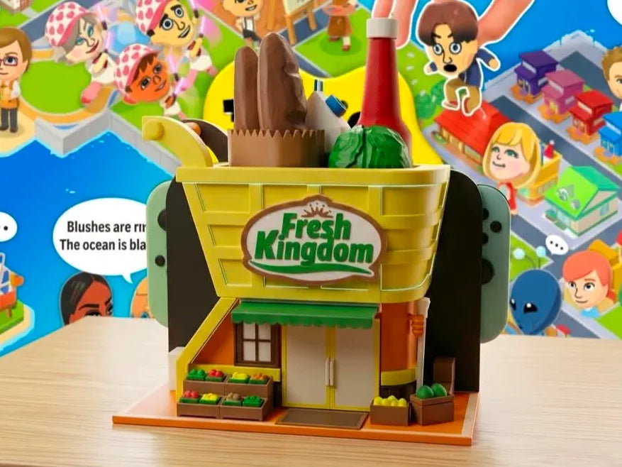 Tomodachi Life Fresh Kingdom – NS Switch 1 et 2 Dock - Tech Print