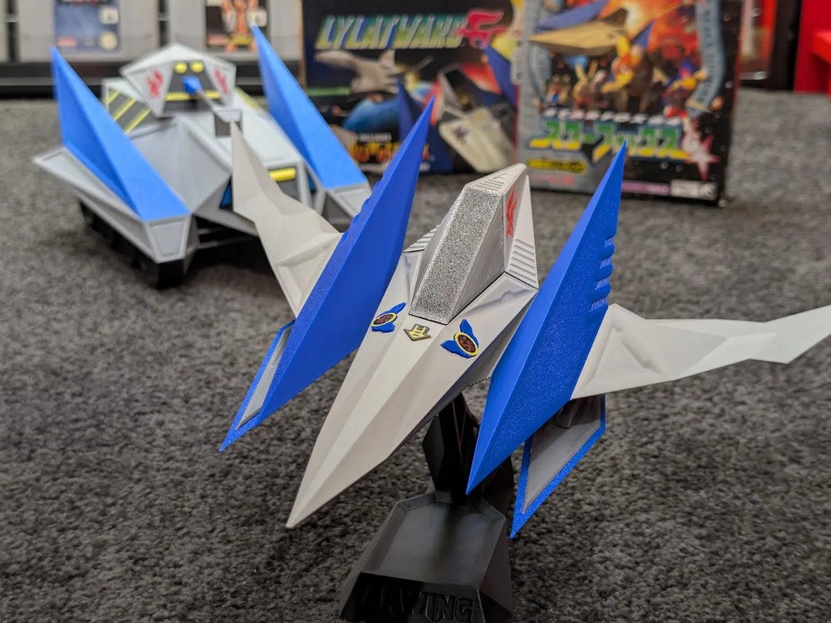 Modèle Arwing Star Fox 64 (Lylat Wars) - Geek Print
