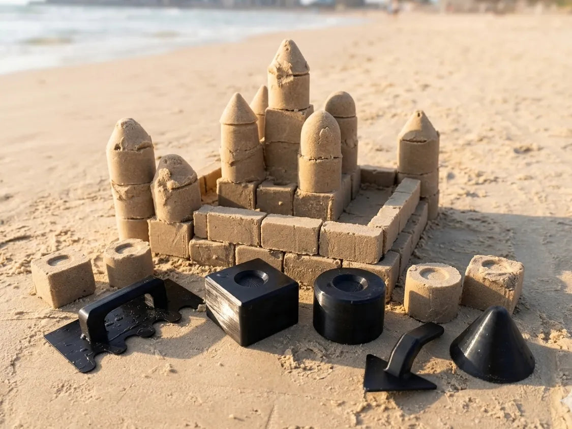 Ensemble de construction de châteaux de sable - Outdoor Print