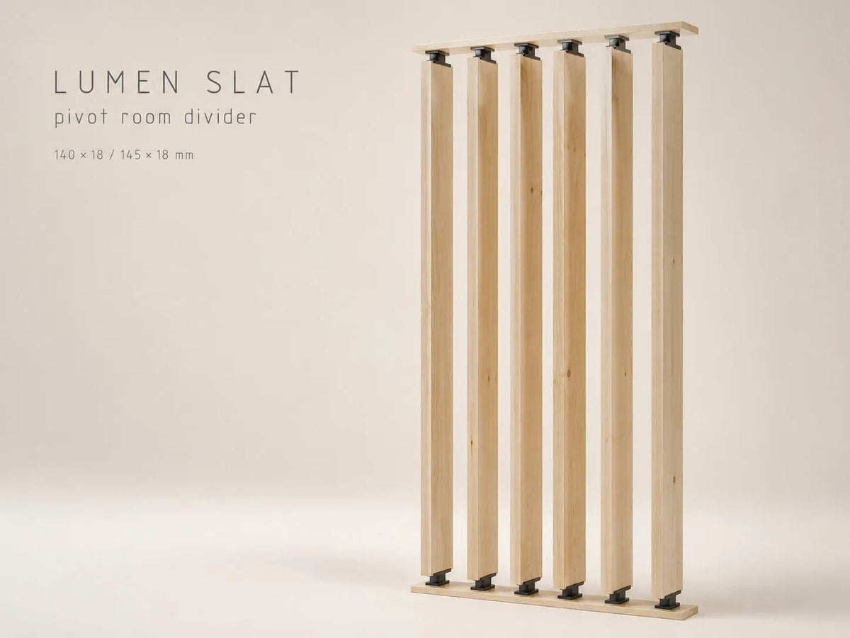 Lumen Slat – Séparateur de pièce à lattes en bois pivotantes - Art Print