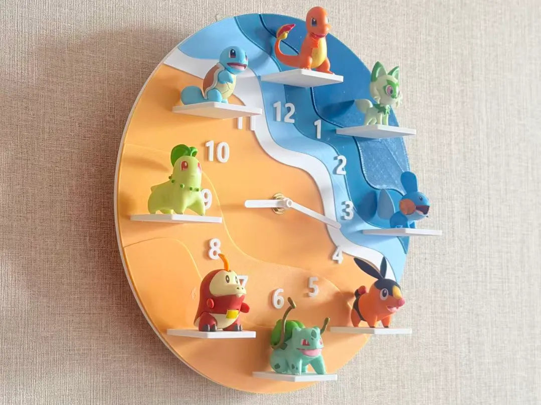 Horloge murale DIY pour figurines - Maison Print