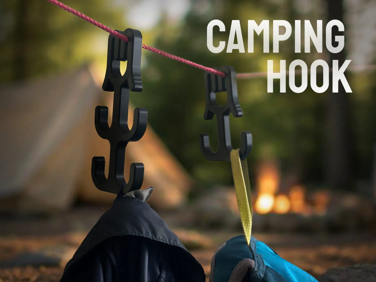 Crochet à équipement de faîte pour camping - Outdoor Print