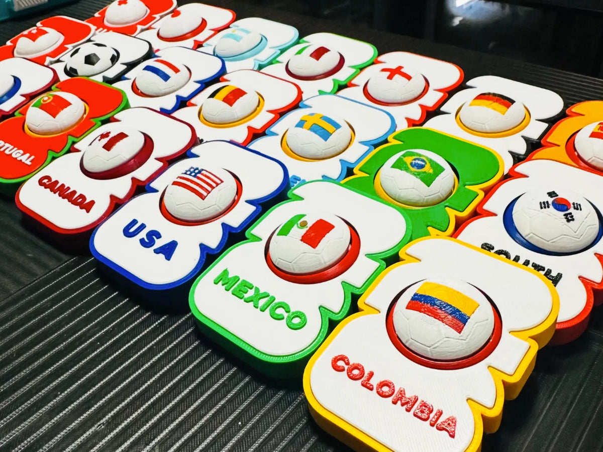 Sifflet Fidget de célébration d'équipe de Coupe du Monde - Jeux Print