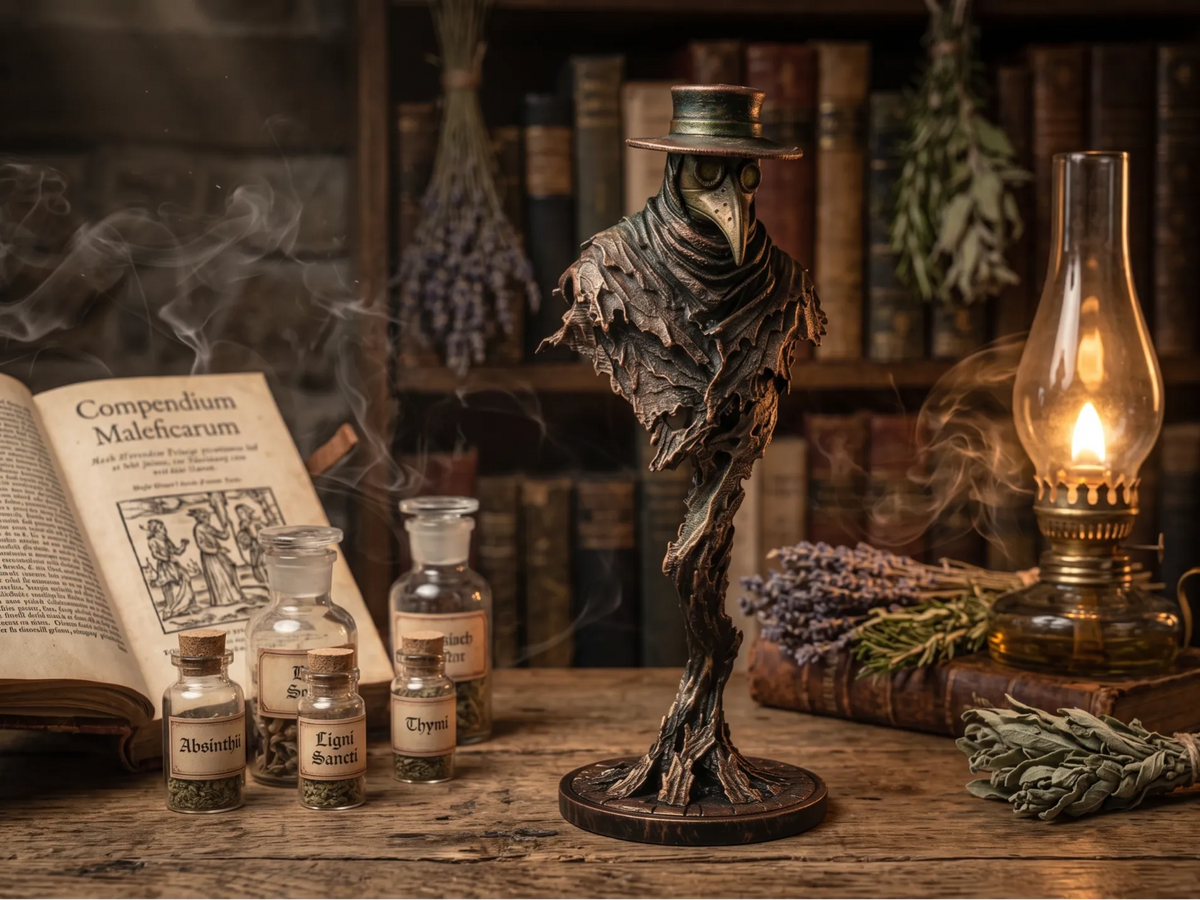 Statue Flottante du Médecin de la Peste - Cosplay Print