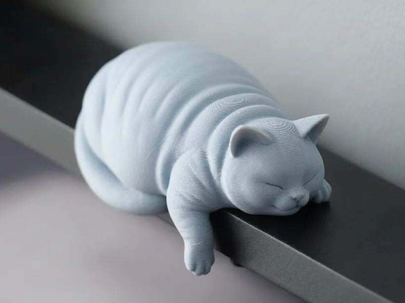 Super Gros Chat - Votre Compagnon de Moniteur - Figurine Print