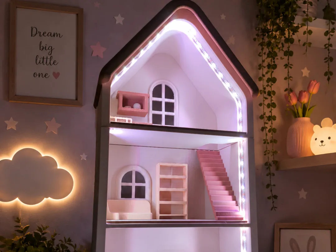 Petite Maison DE Poupée À LED - Cadeau Print