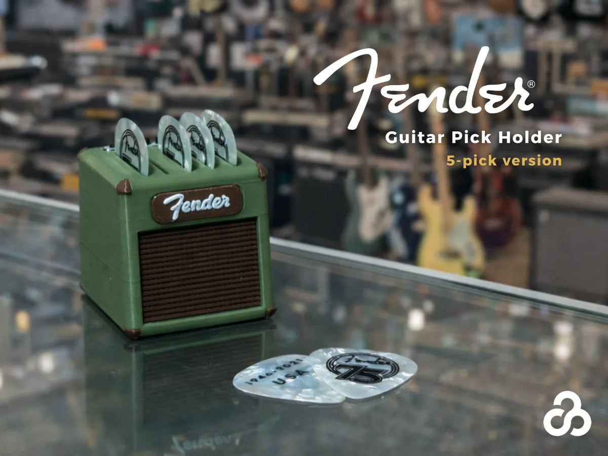 Porte-médiator de guitare Fender – 5 médiators - Music Print