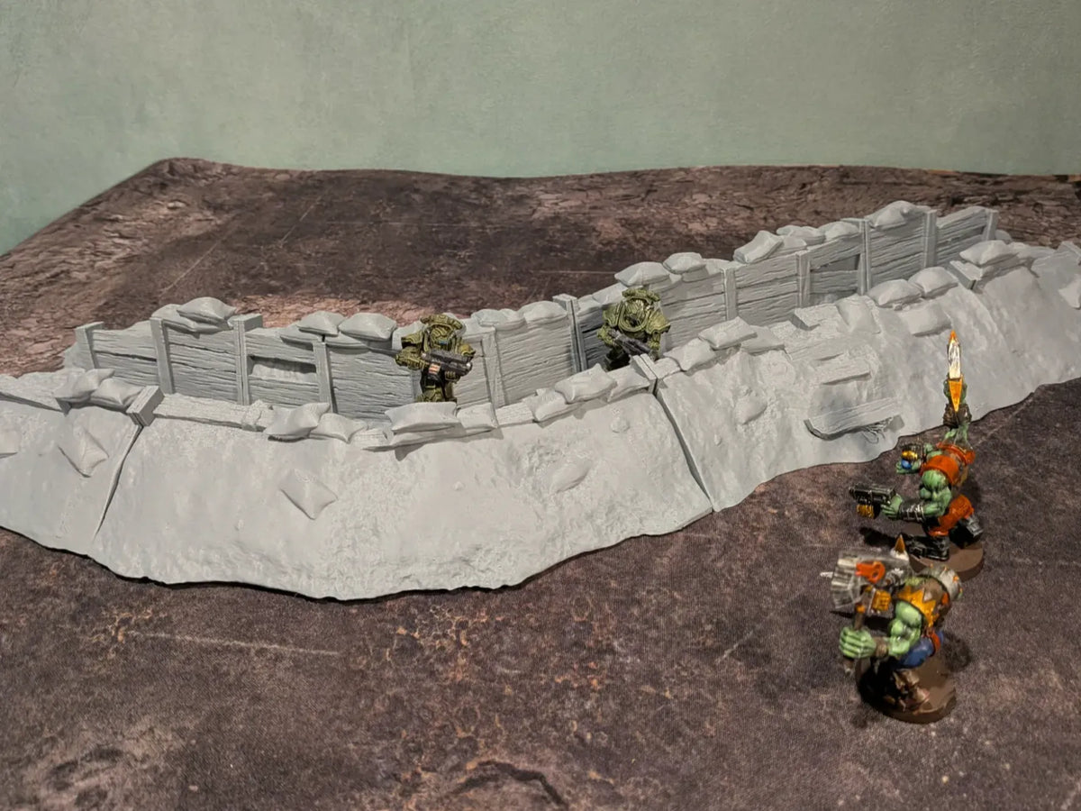 Terrains de Wargame Tranchées - Maquette Print