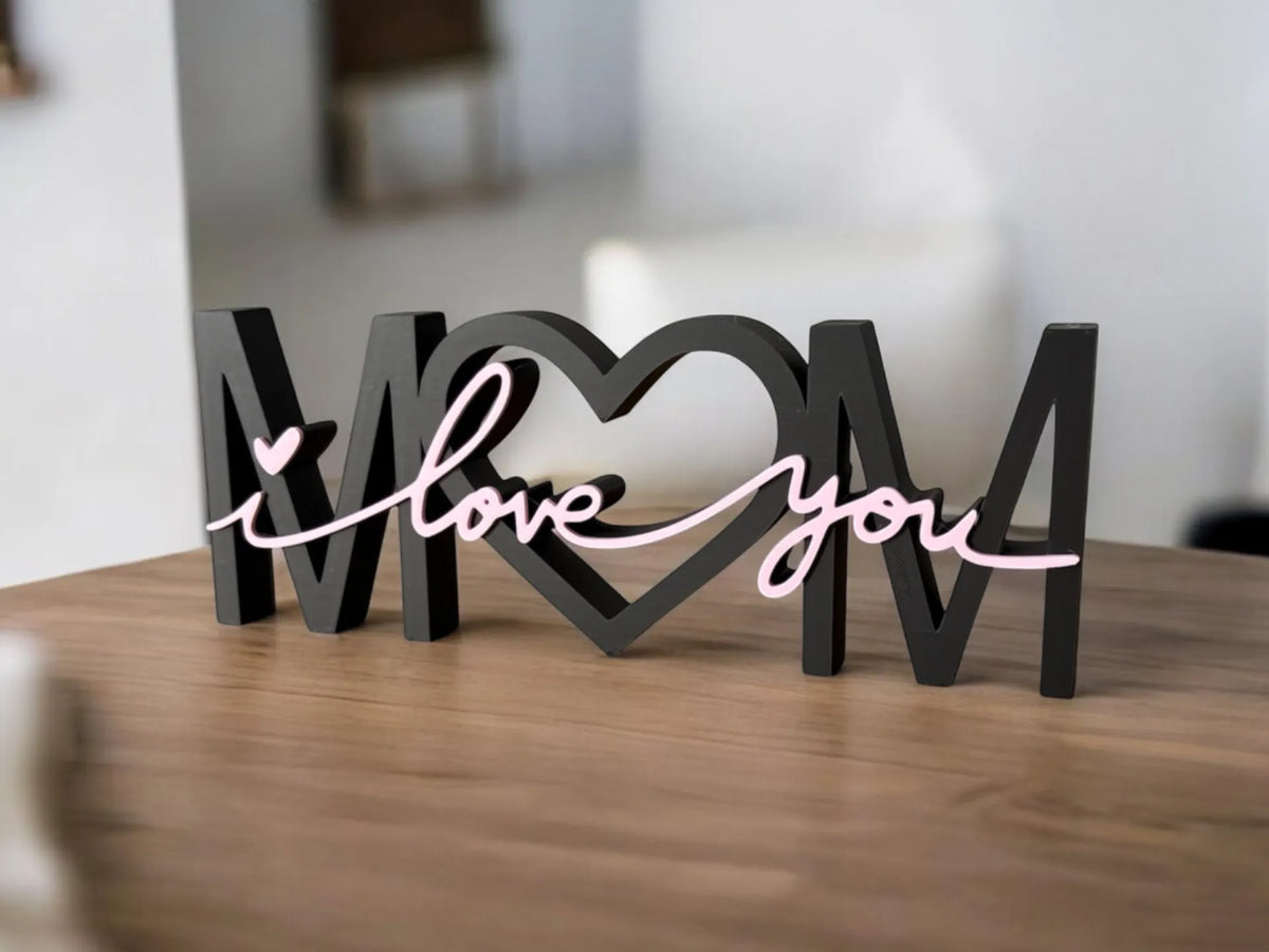 MOM - i love you - Cadeau de fête des mères - Fêtes Print
