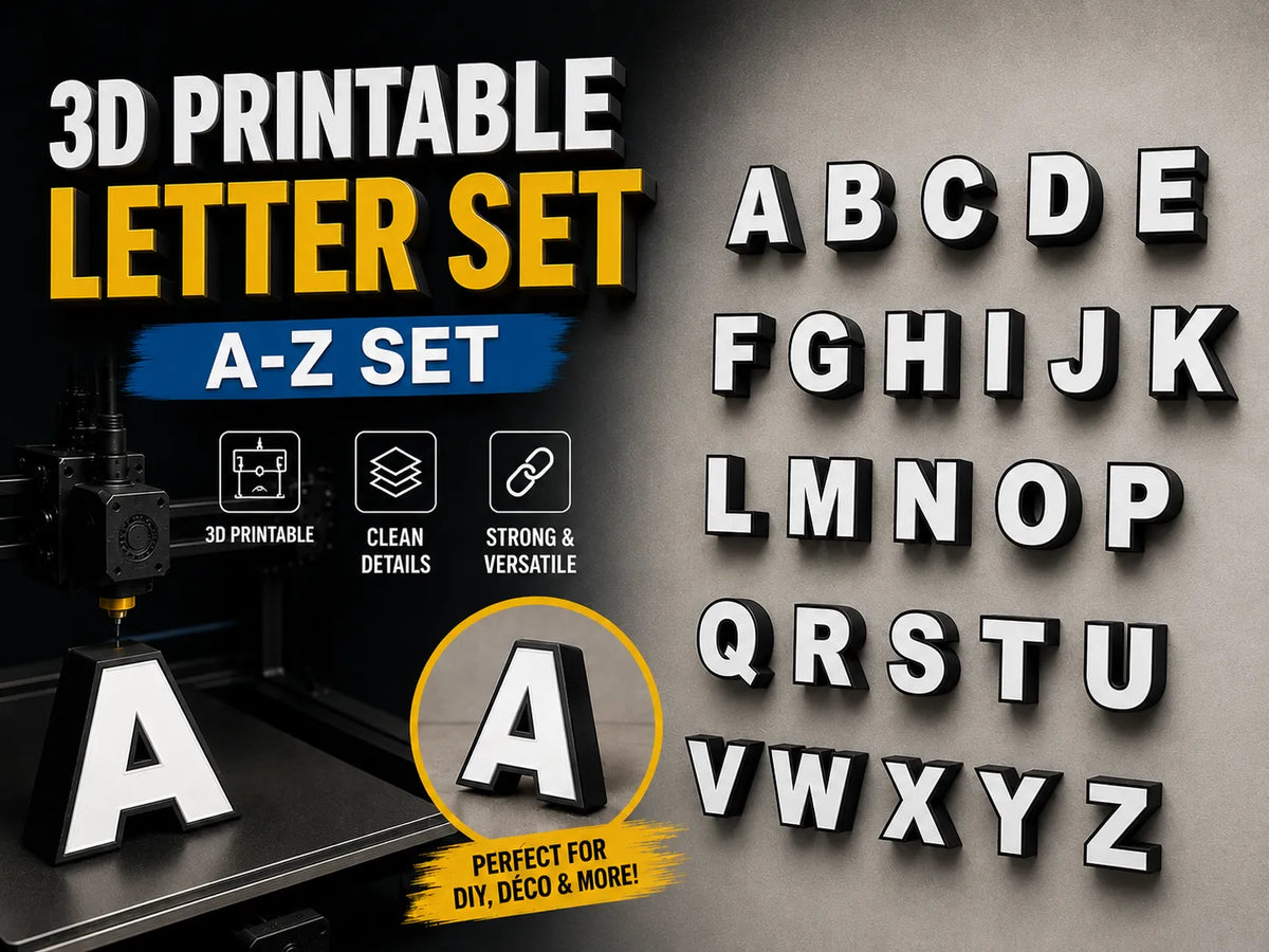 Lettres LED (Alphabet) - Art Print