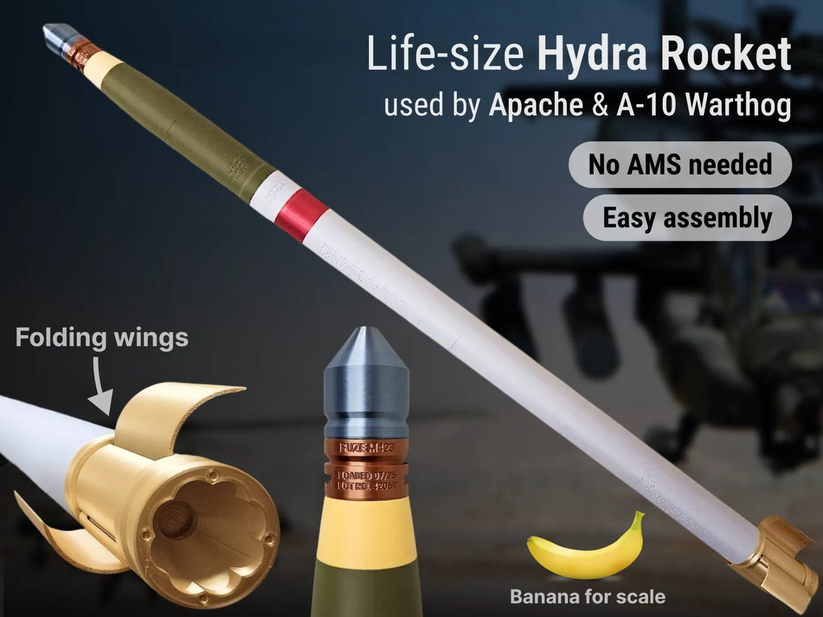 Hydra Rocket A-10 Warthog grandeur nature - Figurine Print