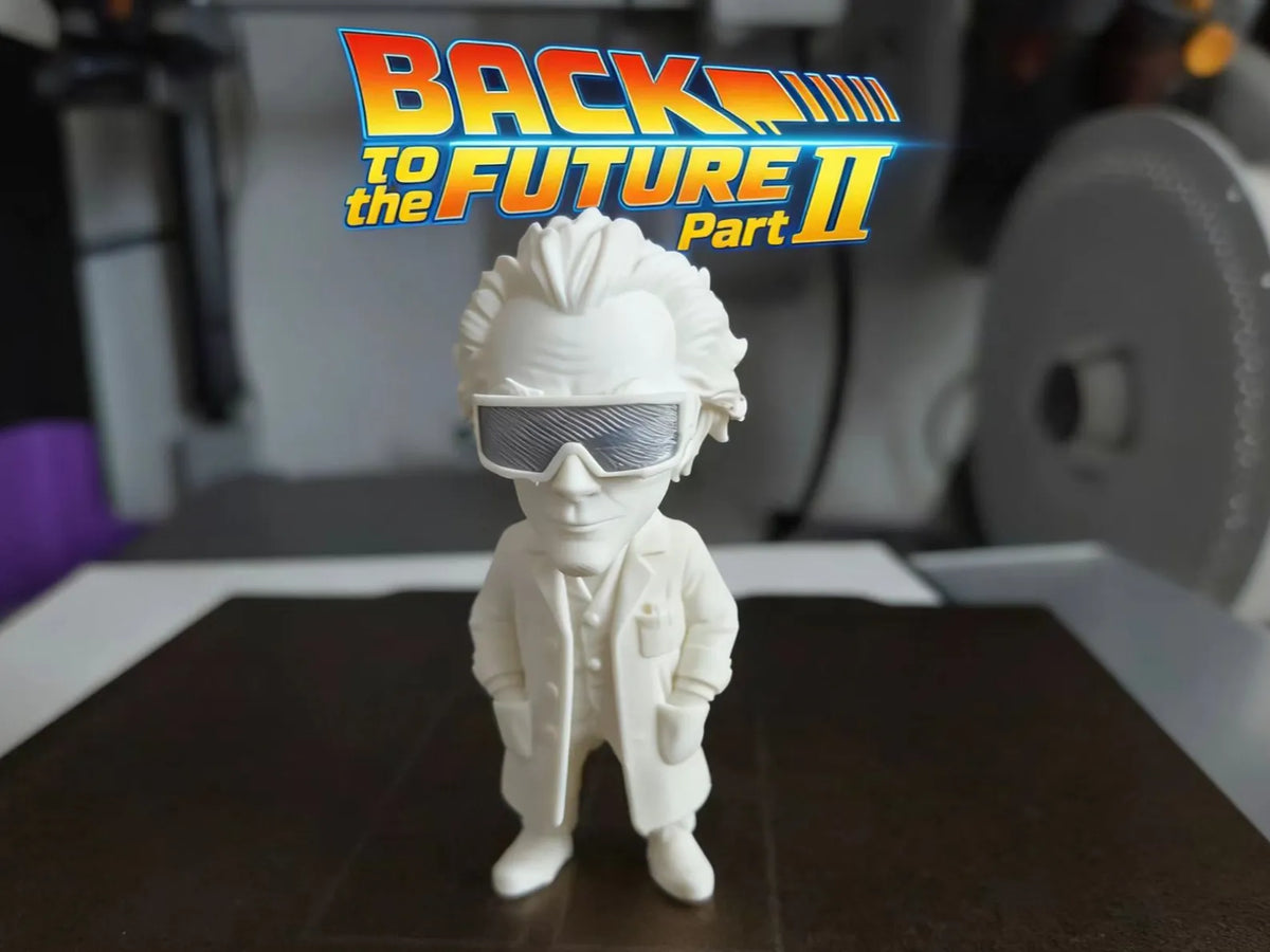 Retour vers le futur II - Figurine Doc Brown - Geek Print