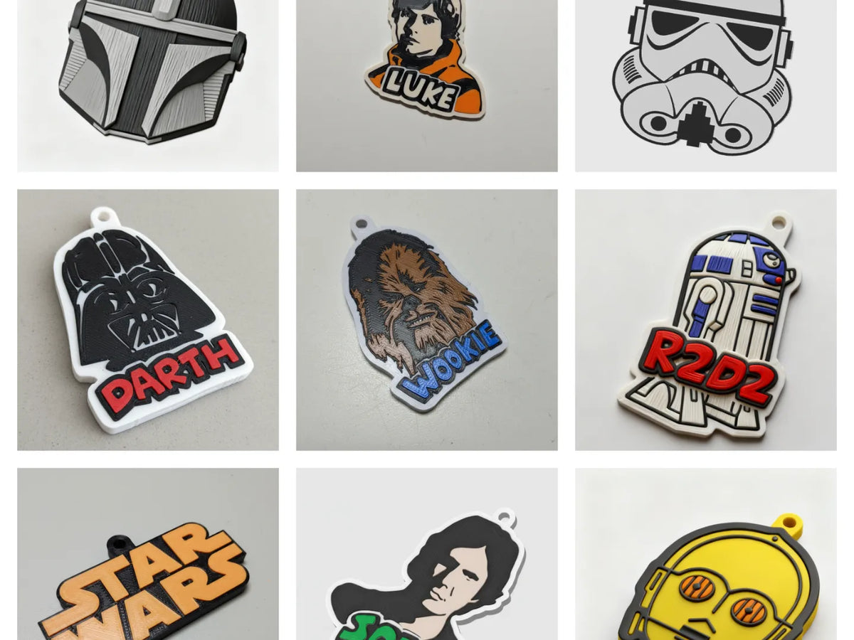 Wookie ouvre-boîte porte-clés Star Wars décapsuleur 3D - Geek Print