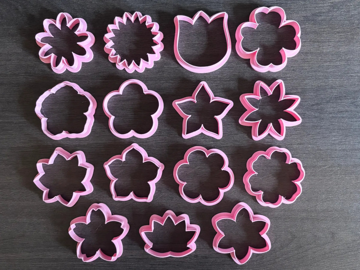 Emporte-pièces fleurs (ensemble de 15 mini mignons) - Cuisine Print