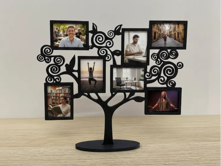 Arbre photo de famille - Cadeau Print