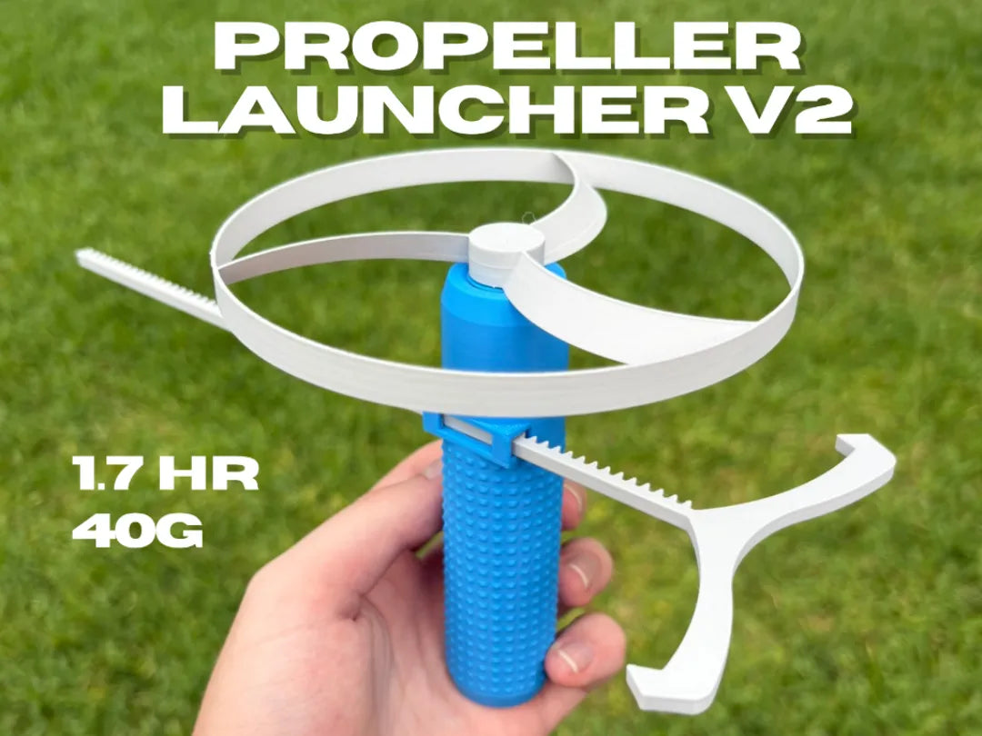Lanceur d'hélices volantes - Copter à tirer - Mécanique Print