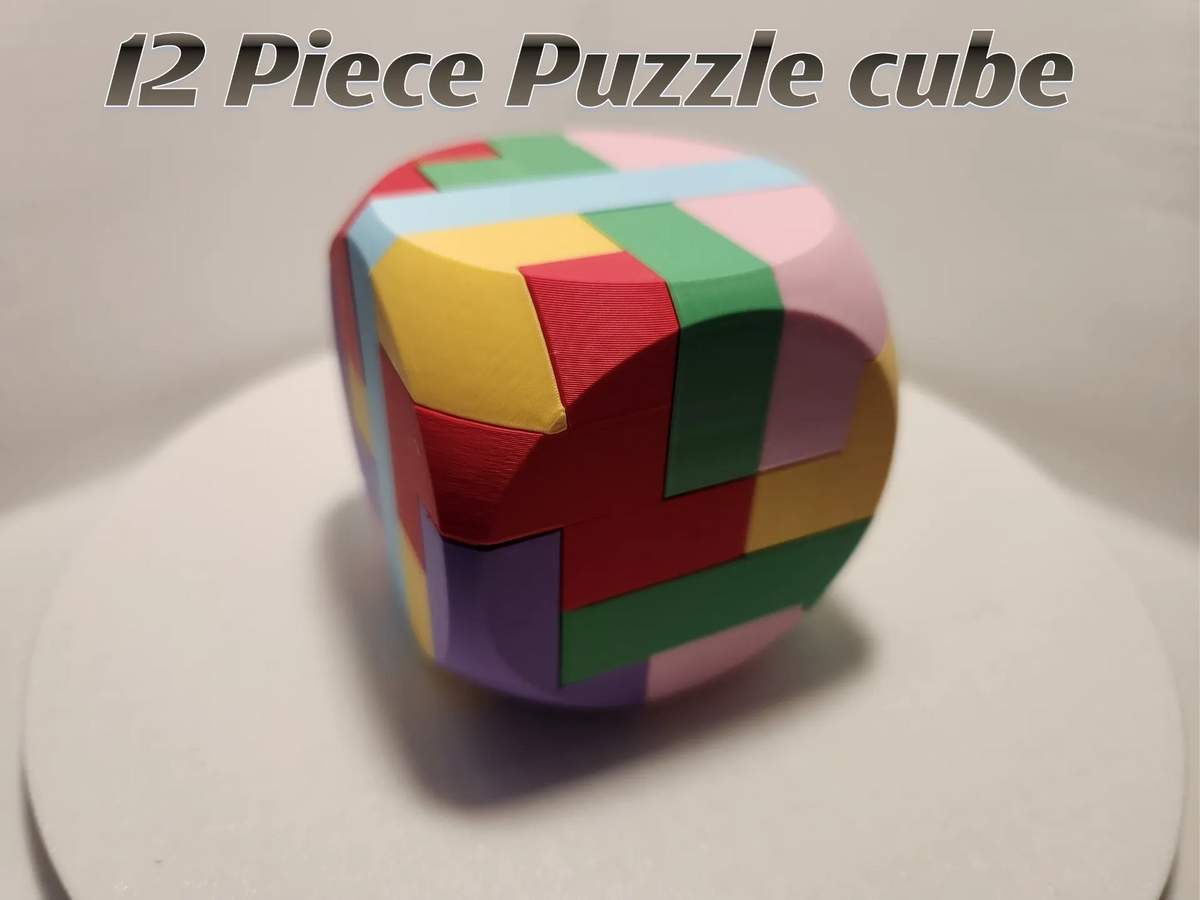 Cube Puzzle 12 pièces - Jeux Print