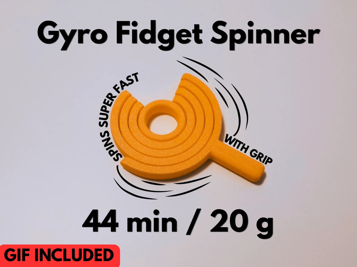 Gyro Fidget Spinner (Impression en place) - Jeux Print