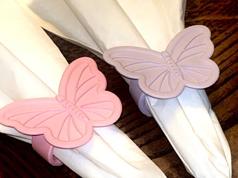 Ronds de serviette papillon - Cuisine Print