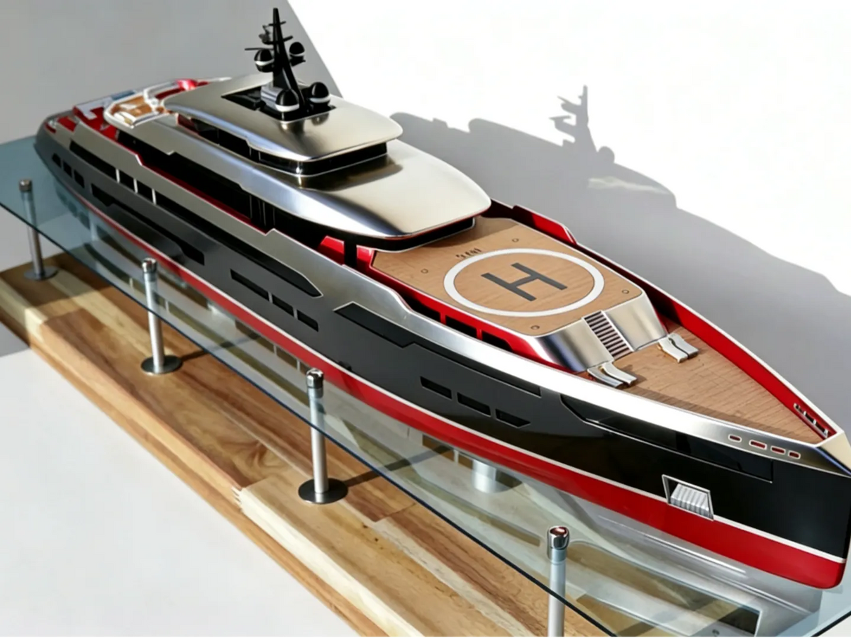 Yacht Mirabel - Maquette Print