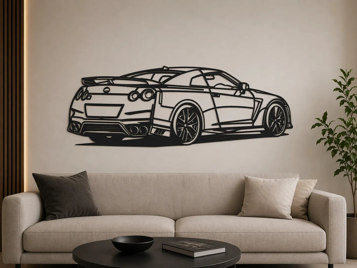 Icône JDM : Art Mural de Voiture en Ligne - Auto Print
