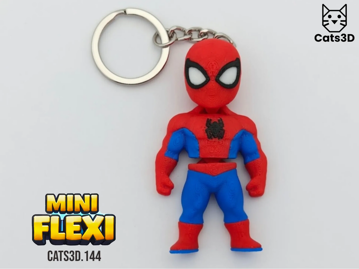 Spider-Man - Porte-clés Mini Flexi - Figurine Print