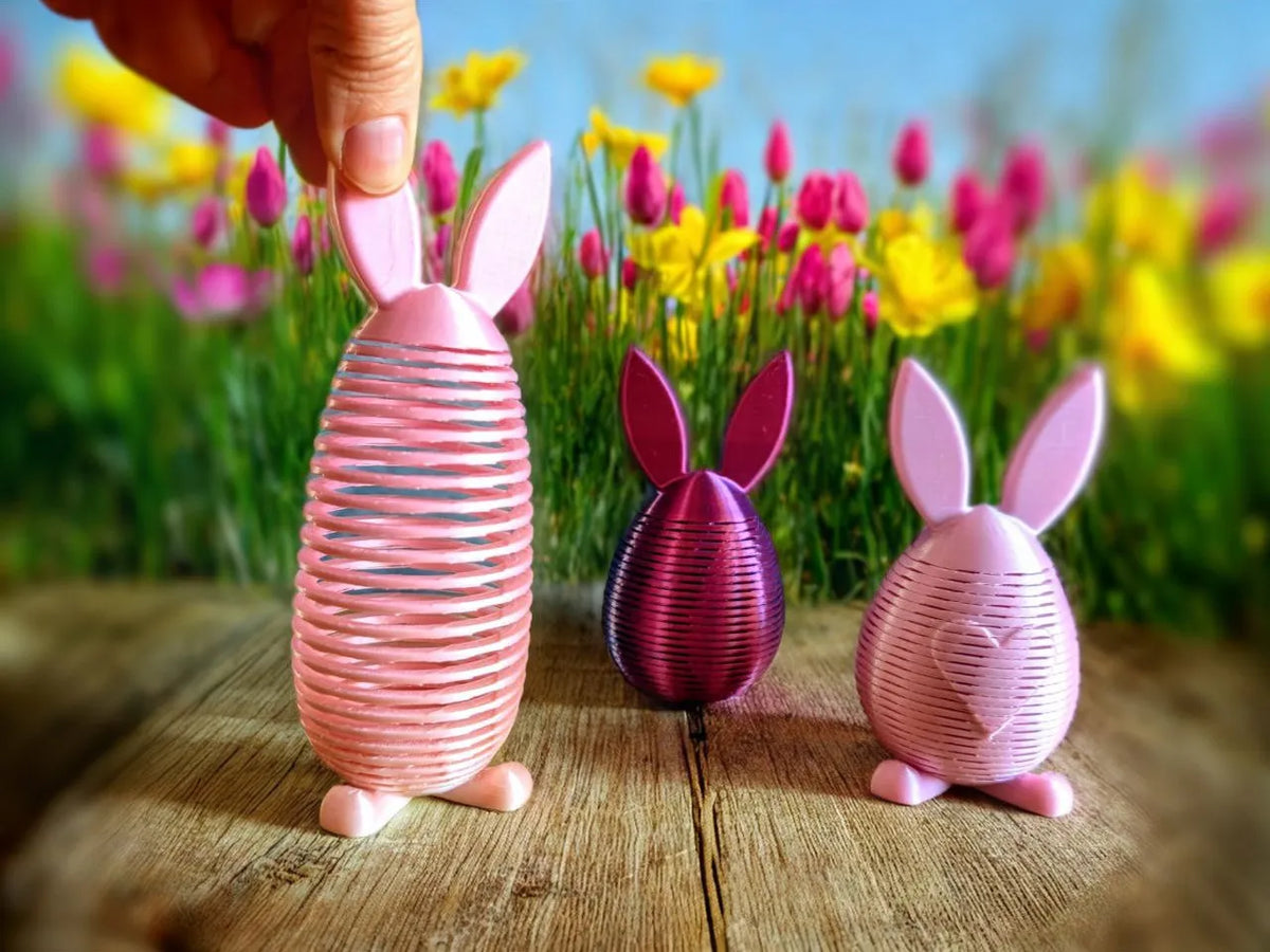 Œuf de Pâques souple avec de drôles d'oreilles de lapin - Figurine Print