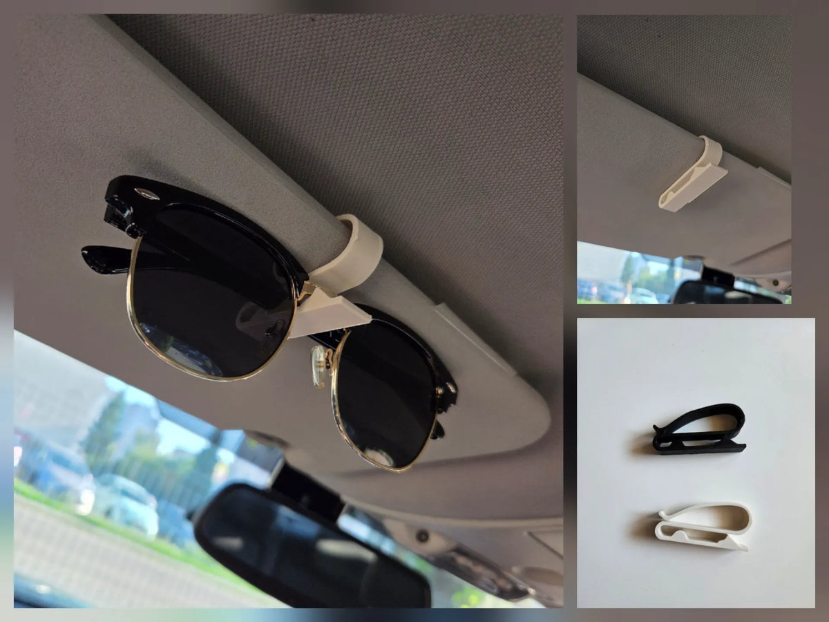 Pare-soleil de voiture universel - Clip porte-lunettes de soleil - Auto Print