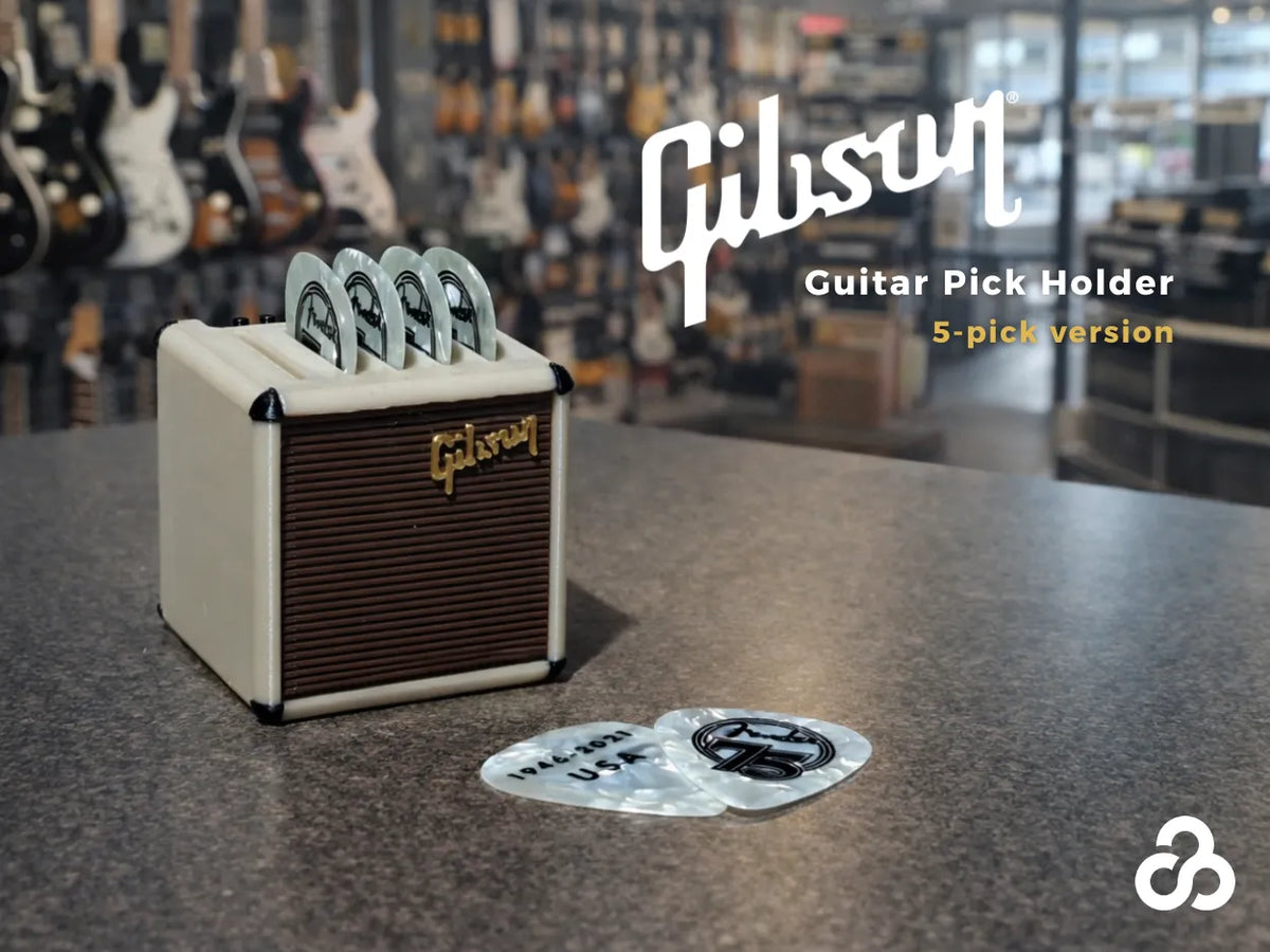 Porte-médiator Gibson – 5 médiators - Music Print