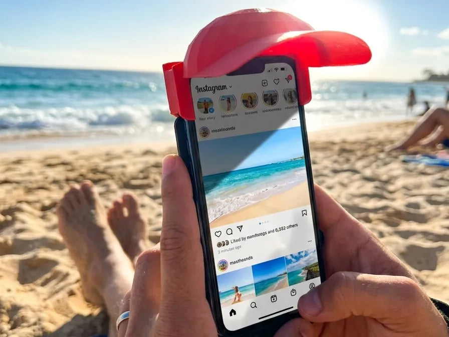 Pare-soleil de téléphone portable - Auto Print