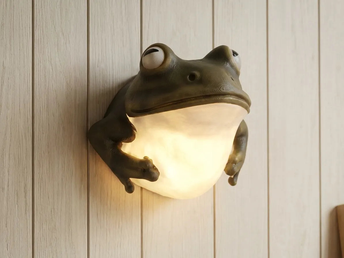 Lampe grenouille murale – Veilleuse multicolore - Bébé Print