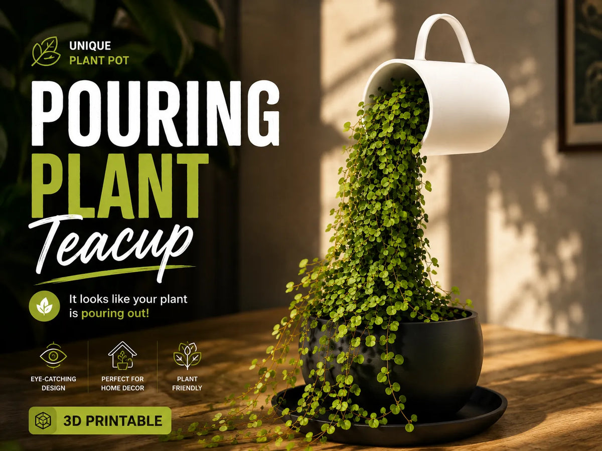 Plante qui se déverse - Tasse à thé - Jardin Print