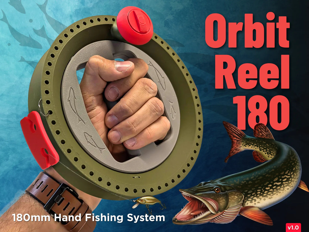 Orbit Reel 180 - Système de pêche à la main - Outdoor Print