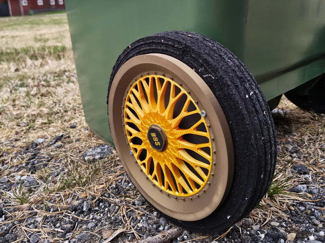 Enjoliveurs de style BBS pour poubelles suédoises - Auto Print