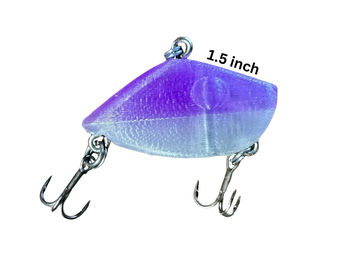 Crankbait sans bavette 1,5 pouce Leurre de pêche - Outdoor Print