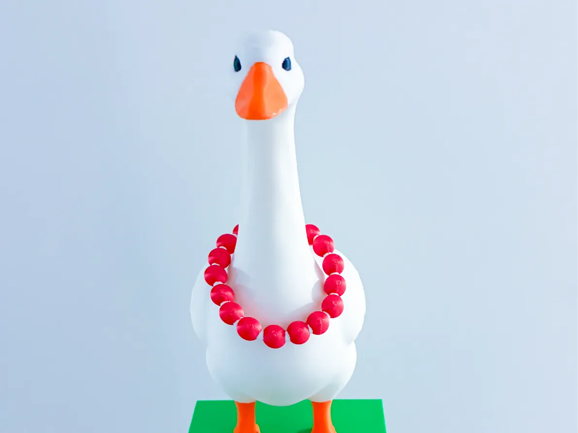 Collier de Perles/Perles de Mardi Gras pour Oie de Bureau - Fêtes Print