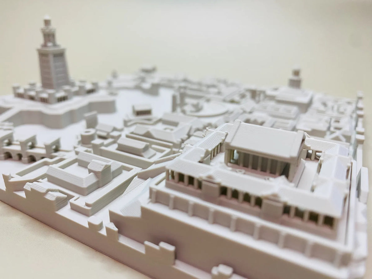 Cité Antique 300 av. J.-C. Alexandrie, Égypte - Maquette Print